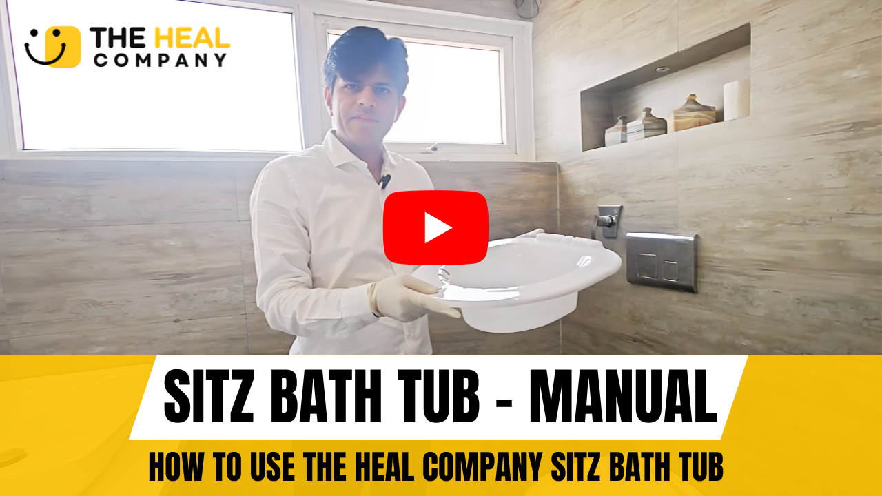 How to use sitz bath tub
