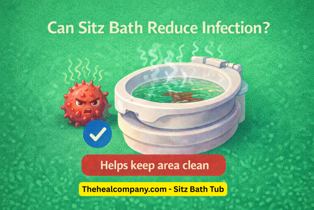 Can sitz bath reduce infection?