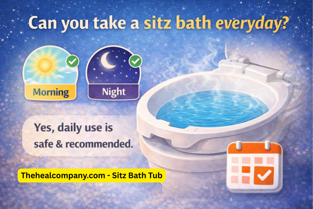 Can you take a sitz bath everyday?