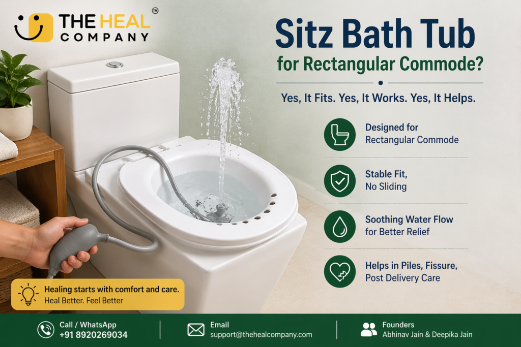 Sitz Bath Tub for Rectangular Commode?