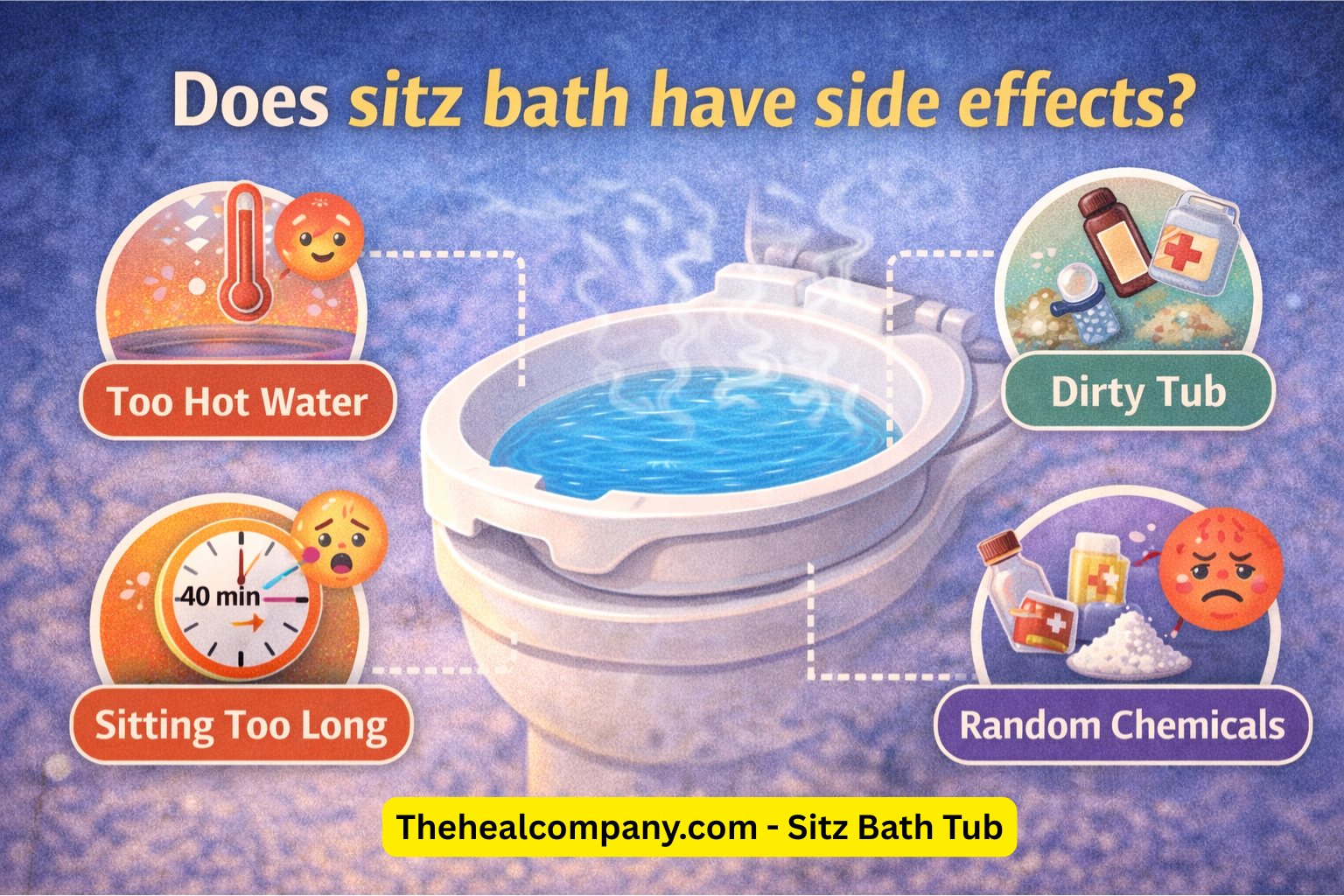 Does sitz bath have side effects?