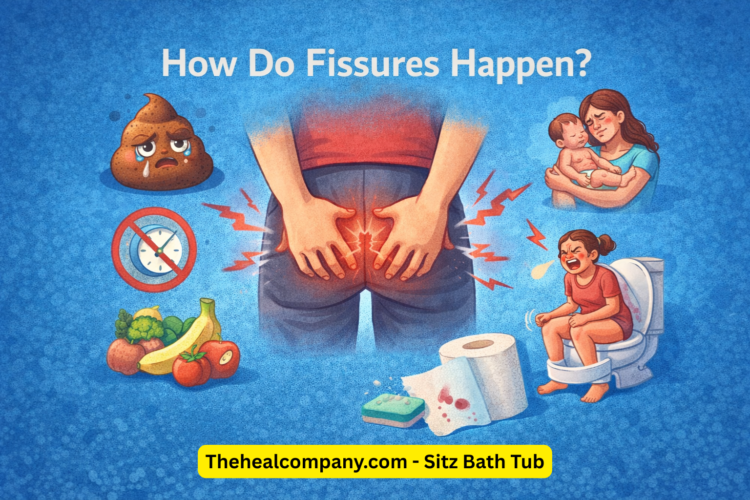How do fissures happen?
