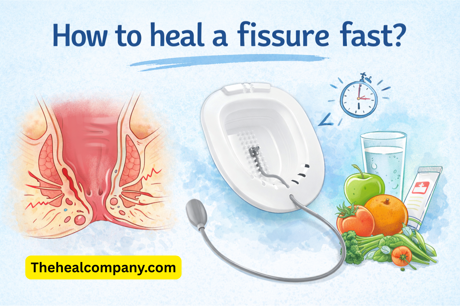 How to heal a fissure fast?