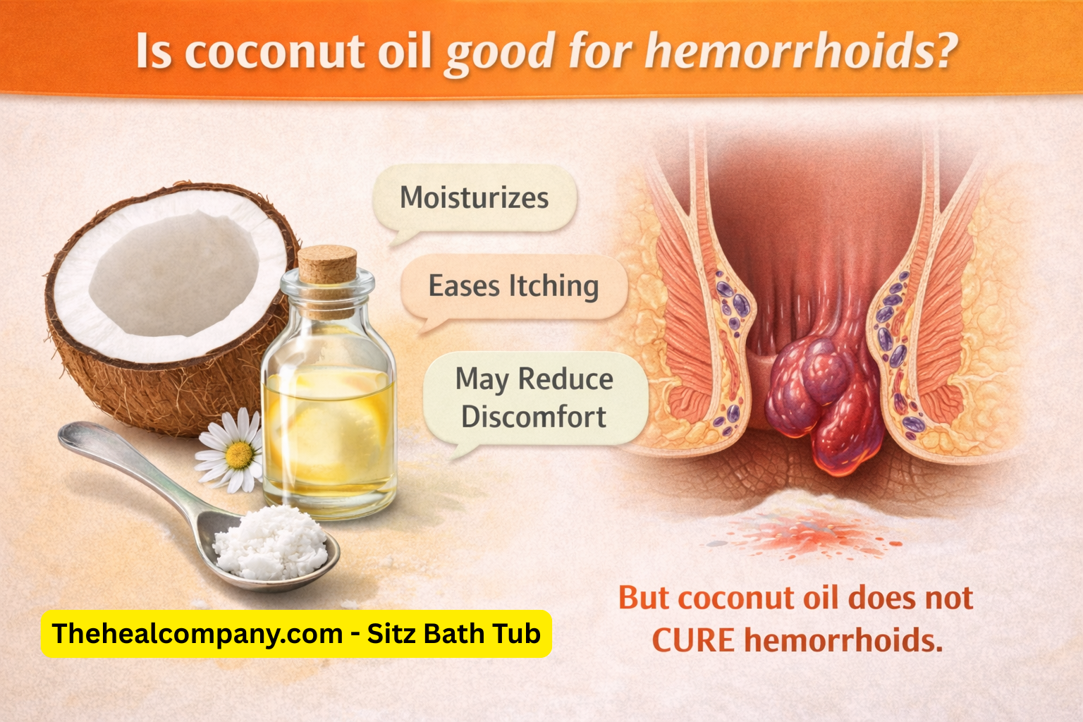 Is coconut oil good for hemorrhoids?