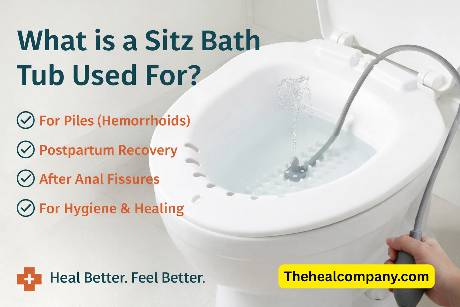 What is a sitz bath tub used for?
