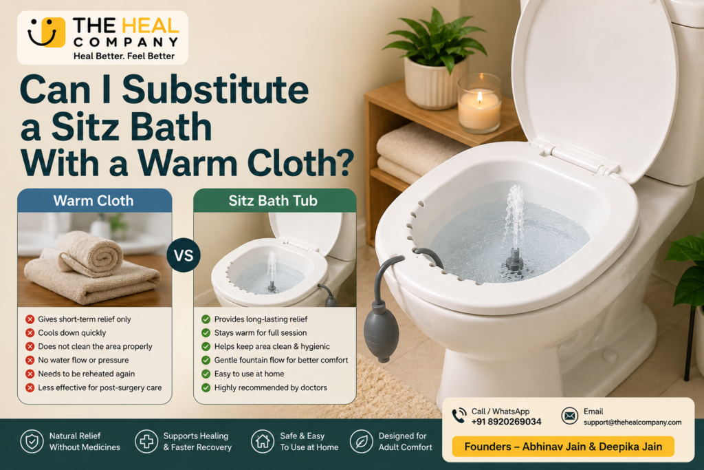 Can I Substitute a Sitz Bath With a Warm Cloth?