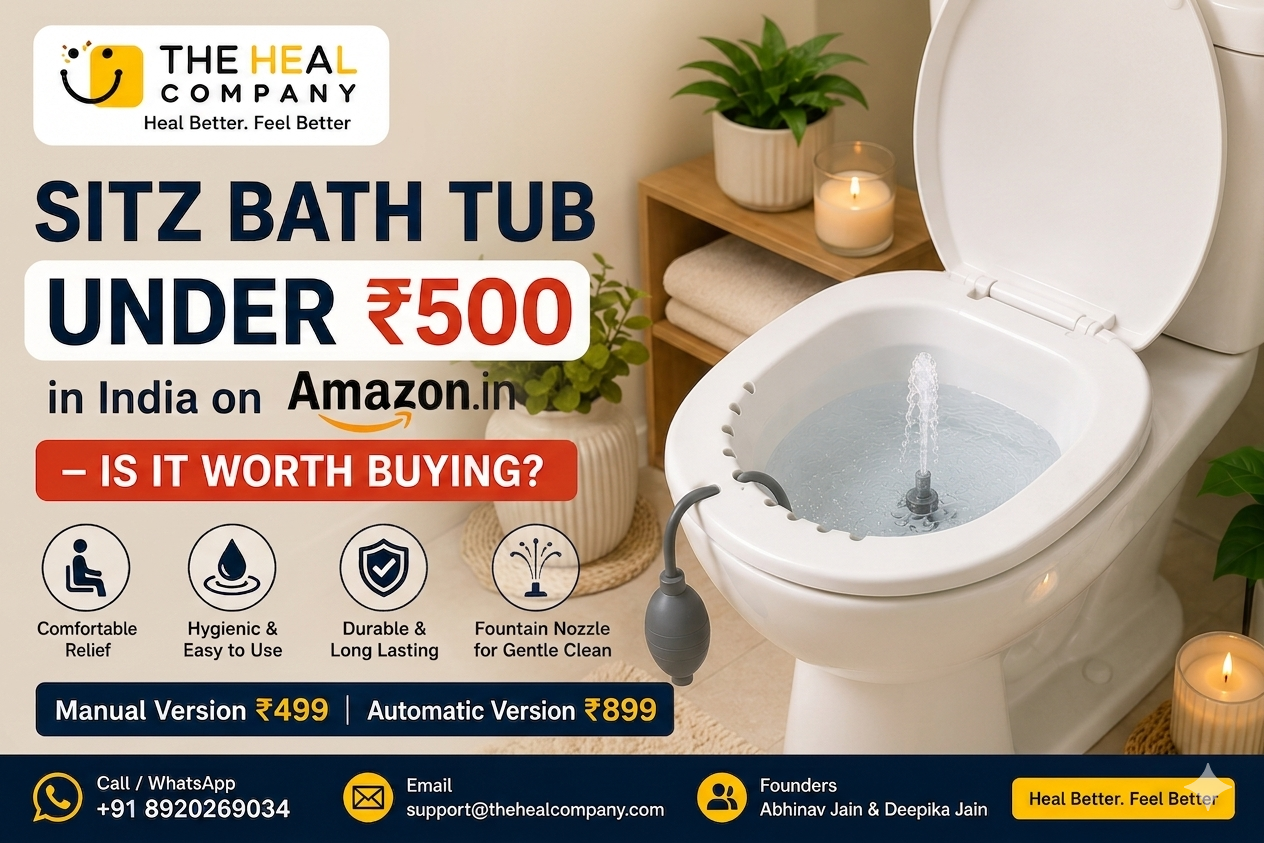 Sitz Bath Tub Under ₹500 in India on Amazon.in – Is It Worth Buying?