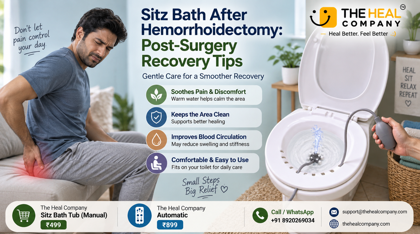 Sitz Bath After Hemorrhoidectomy: Post-Surgery Recovery Tips