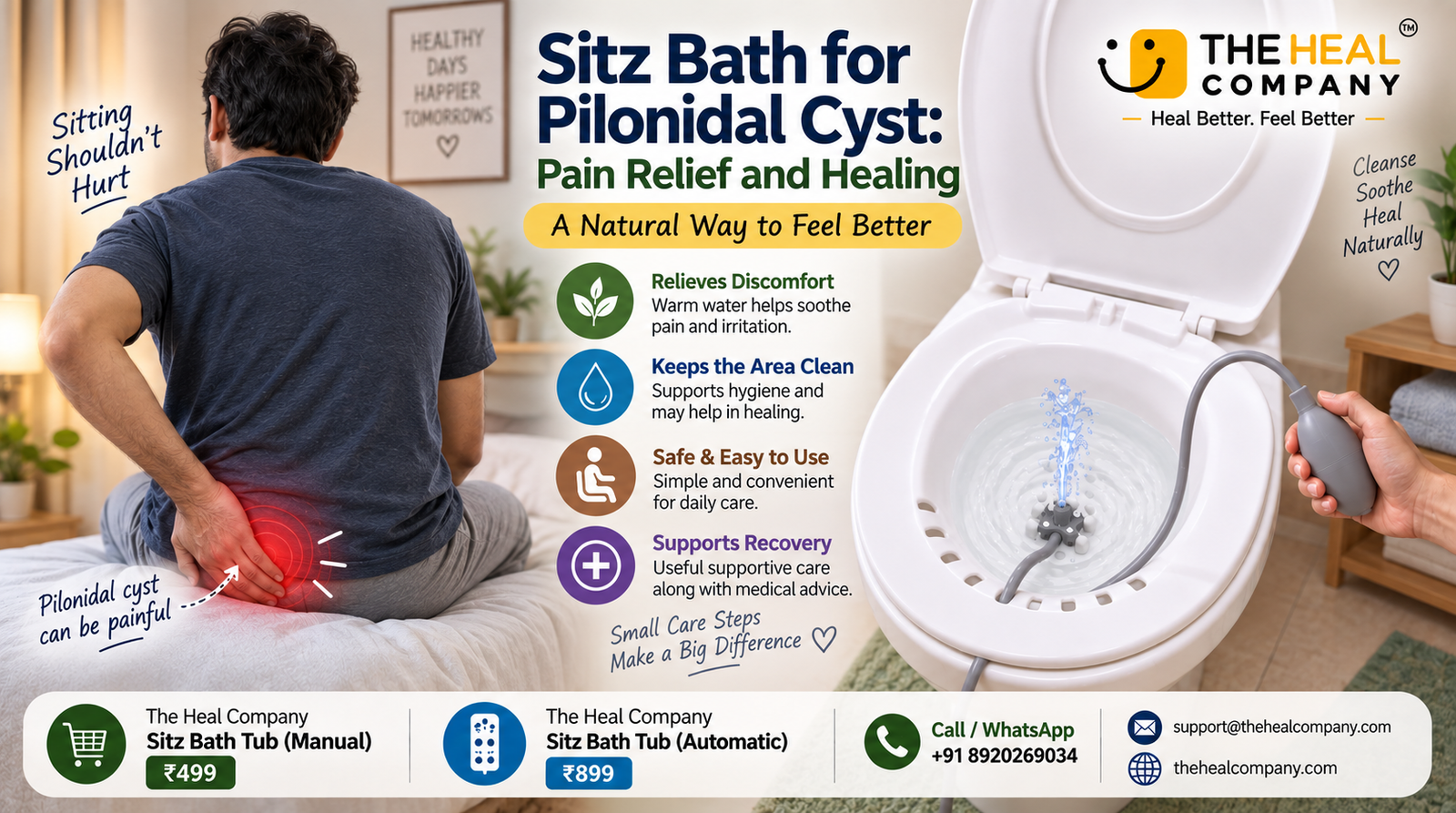 Sitz Bath for Pilonidal Cyst: Pain Relief and Healing