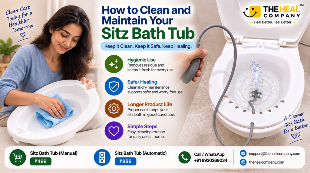 How to Clean and Maintain Your Sitz Bath Tub
