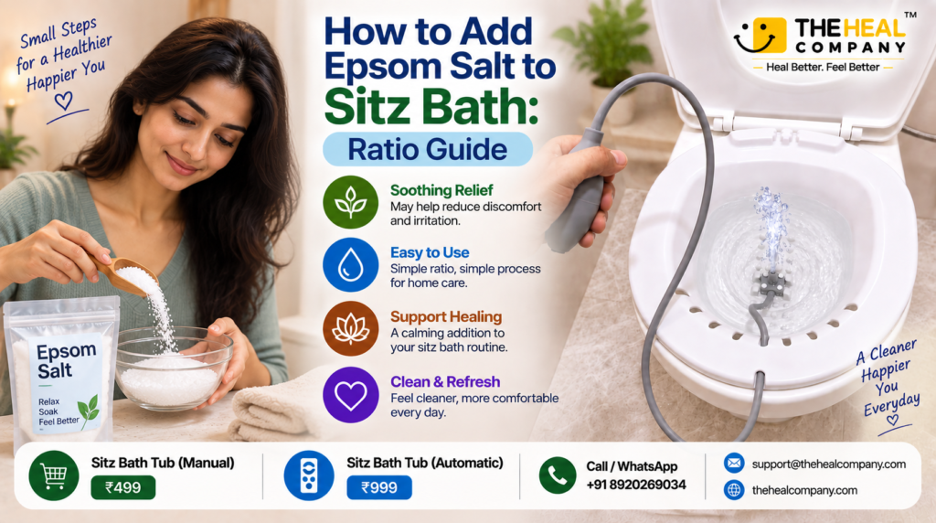 How to Add Epsom Salt to Sitz Bath: Ratio Guide