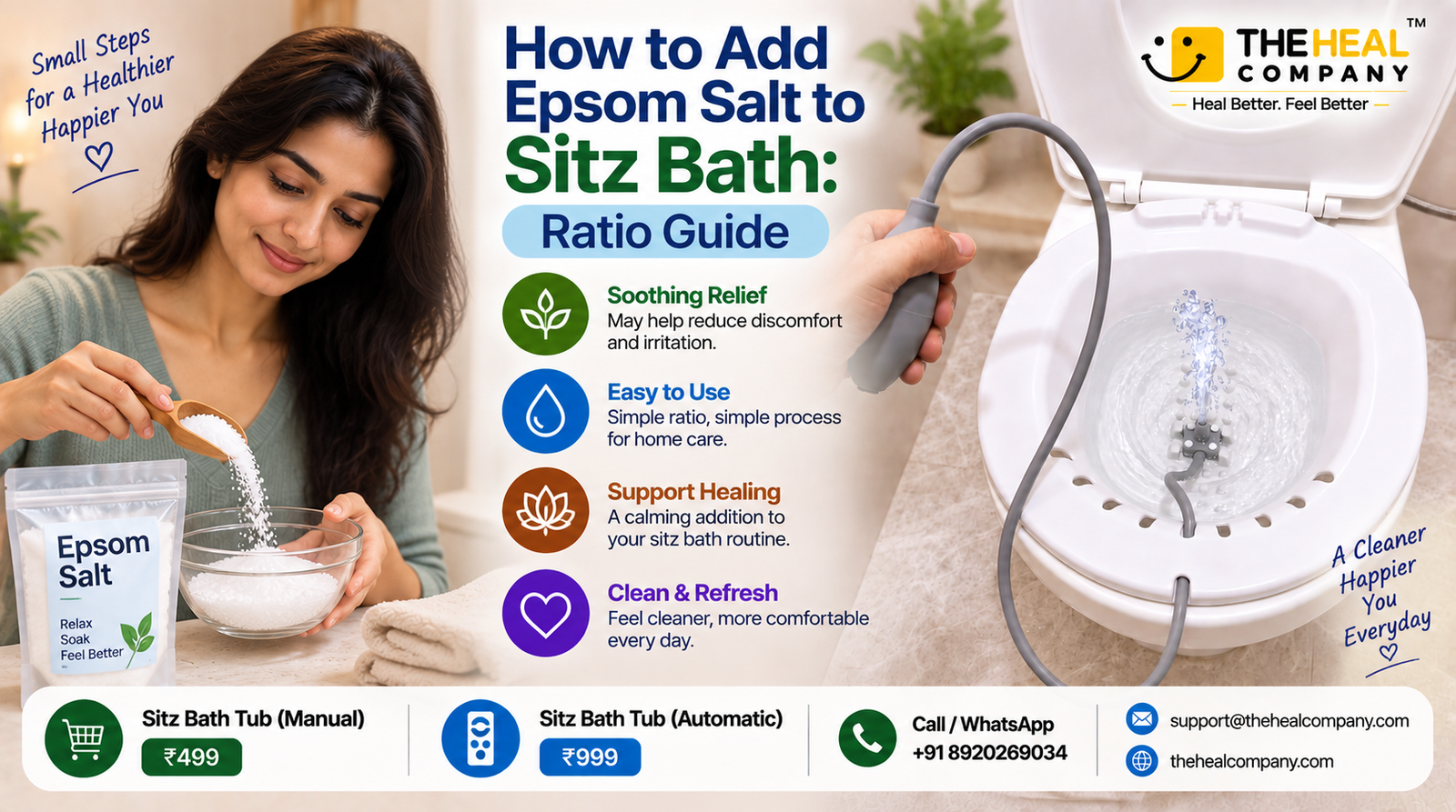 How to Add Epsom Salt to Sitz Bath: Ratio Guide