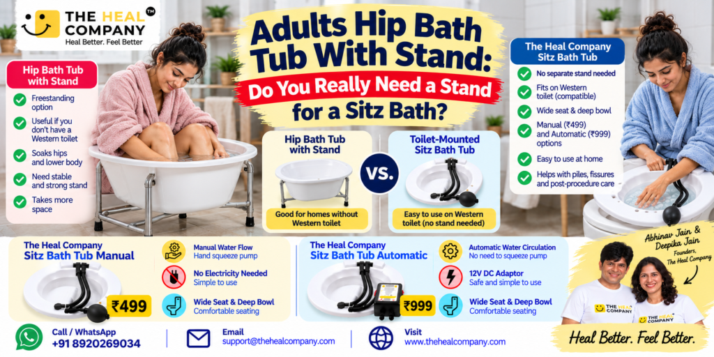 Adults Hip Bath Tub With Stand: Do You Really Need a Stand for a Sitz Bath?
