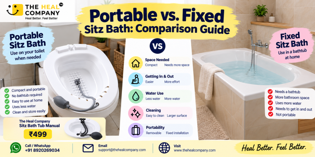 Portable vs. Fixed Sitz Bath: Comparison Guide