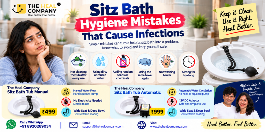 Sitz Bath Hygiene Mistakes That Cause Infections