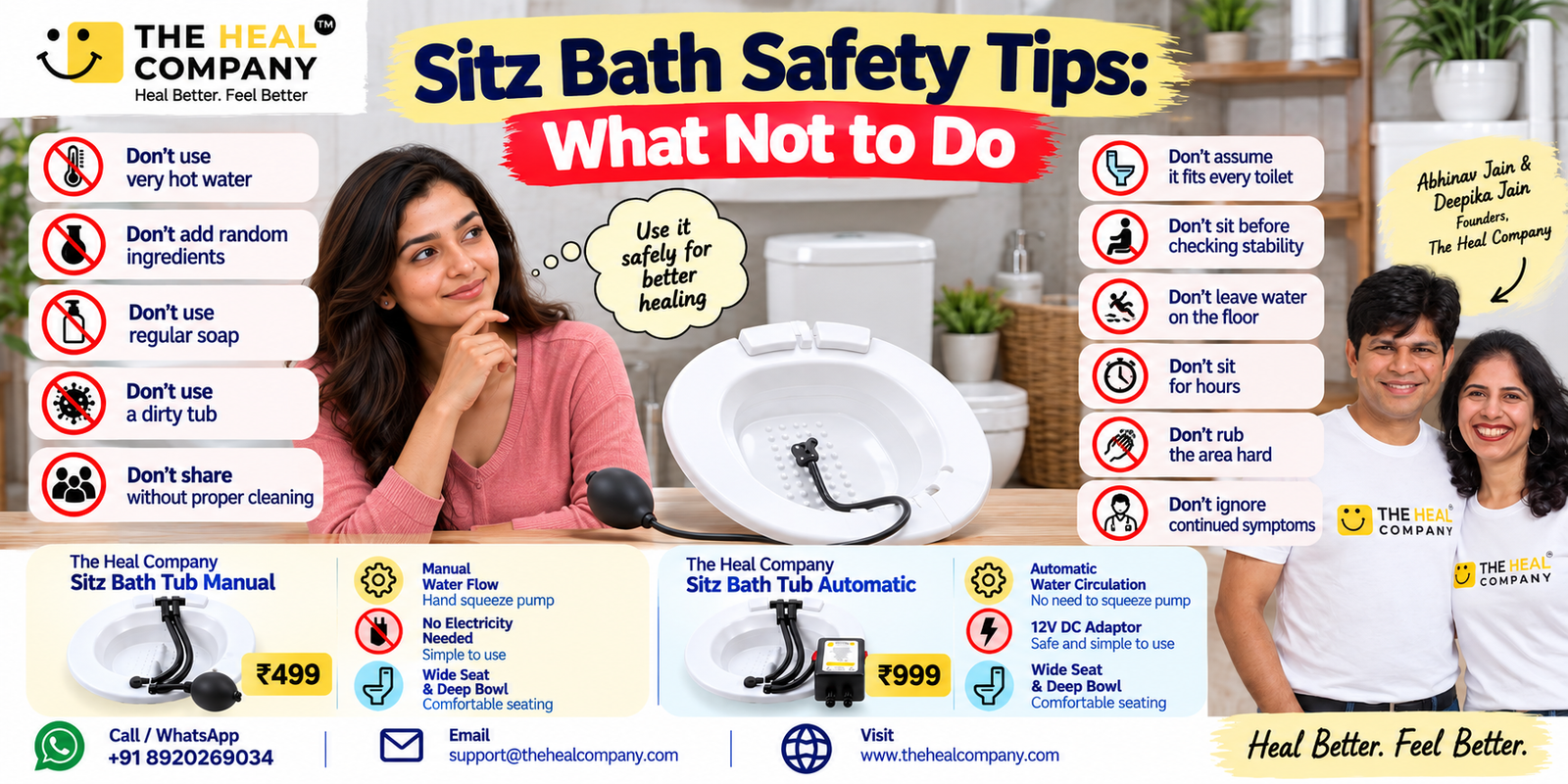Sitz Bath Safety Tips: What Not to Do