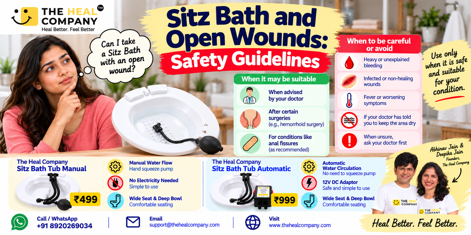 Sitz Bath and Open Wounds: Safety Guidelines