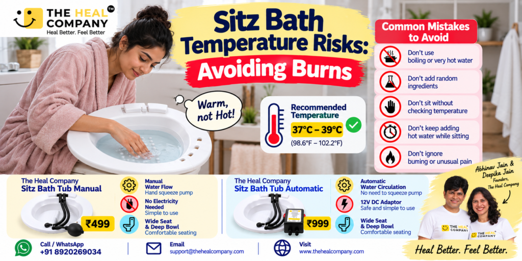 Sitz Bath Temperature Risks: Avoiding Burns