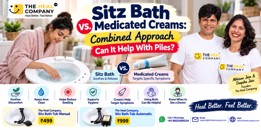 Sitz Bath vs. Medicated Creams: Combined Approach