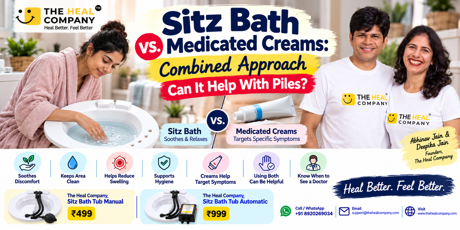 Sitz Bath vs. Medicated Creams: Combined Approach